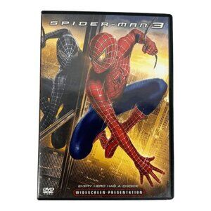 Spider-Man 3 DVD Widescreen Presentation With Special Features Marvel Movie